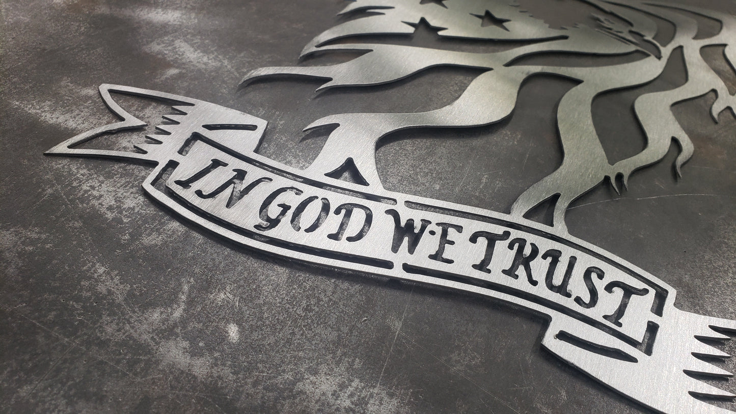 In God We Trust - Metal Sign