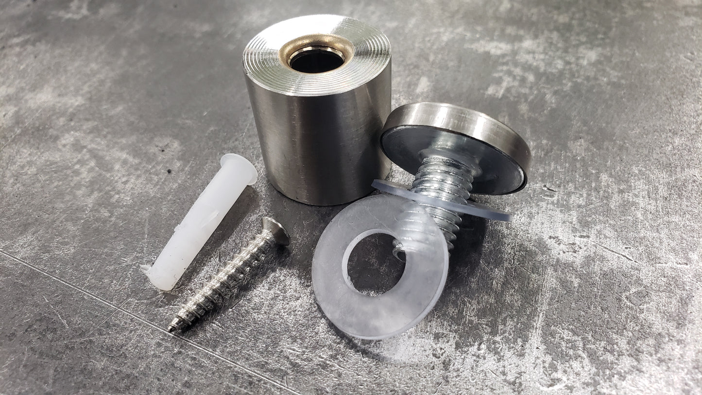 Stainless Steel Standoff Mounts (1 in. Dia x 1 in. Tall)