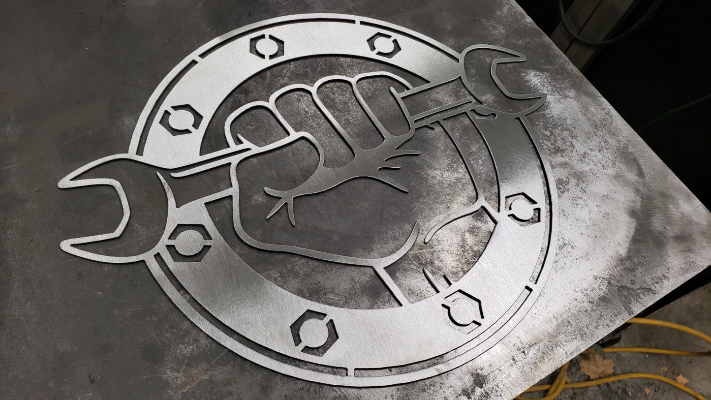 Mechanic Strong - Metal Sign