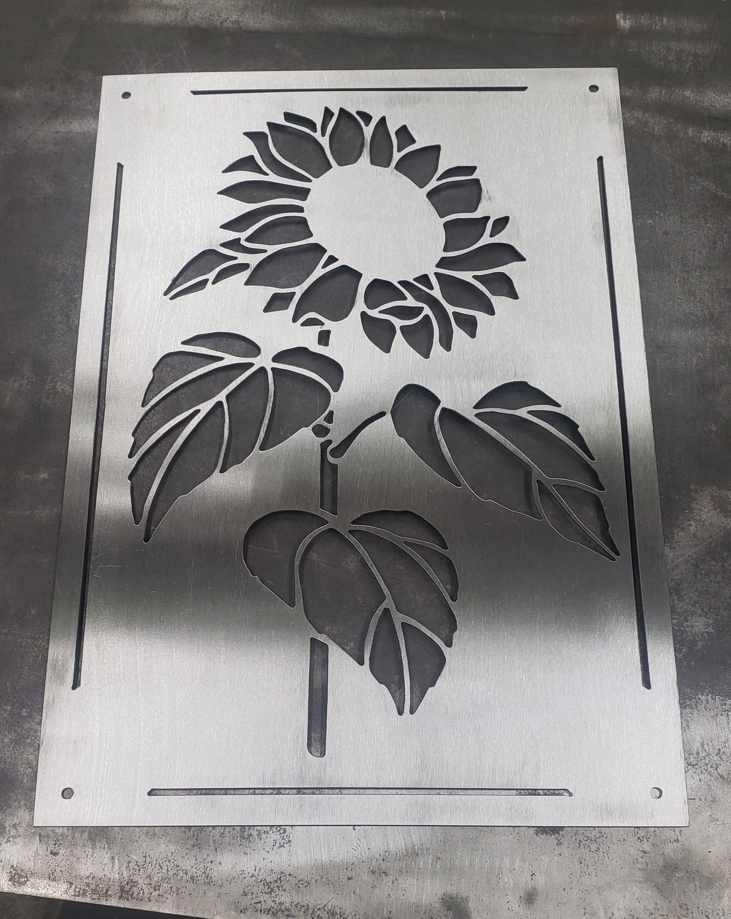 Sun Flower - Metal Sign